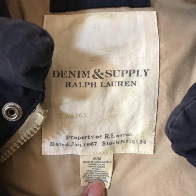 Denim & Supply Ralph Lauren(デニムアンドサプライラルフローレン)のPOLO ラルフローレン デニム&サプライ　星条旗　ダウンベスト メンズのジャケット/アウター(ダウンベスト)の商品写真