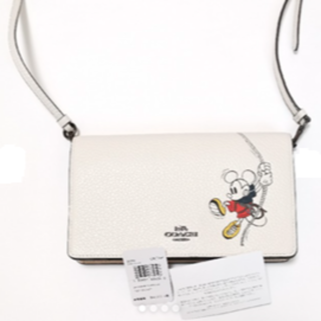 COACH - 【新品】 フォルドオーバークロスボディクラッチ ミッキーマウス