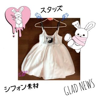 グラッドニュース(GLAD NEWS)のGLAD NEWS☆ 最終値下げ(ミニワンピース)