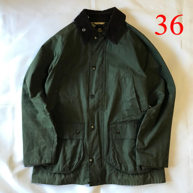 美品 36サイズ Barbour Bedale SL sage セージ カーキ