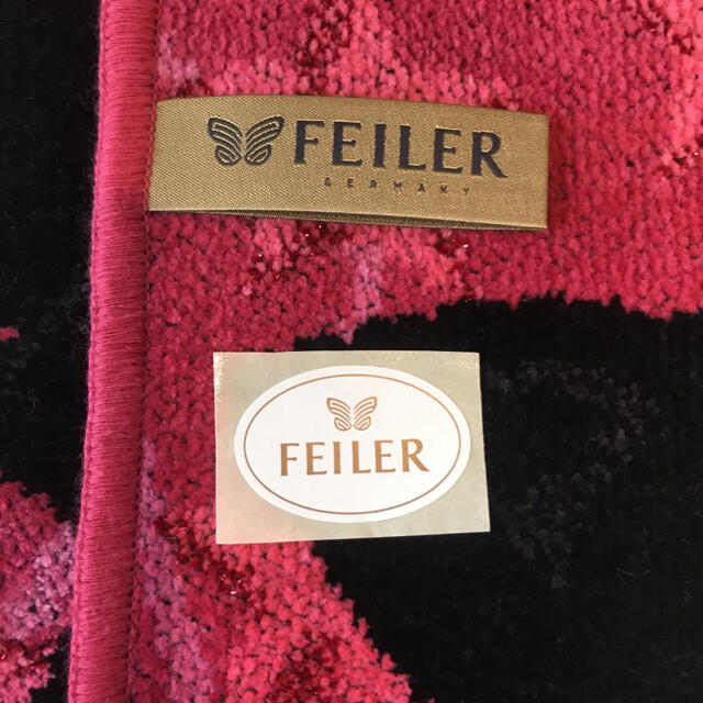 FEILER(フェイラー)のフェイラーハンカチ黒猫 レディースのファッション小物(ハンカチ)の商品写真