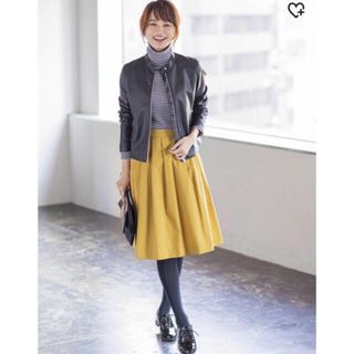 ユニクロ(UNIQLO)のユニクロ ドライ ストレッチ タック スカート(ひざ丈スカート)