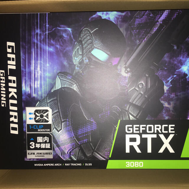 ー品販売  玄人志向 美品 RTX3080 GeForce NVIDIA PCパーツ