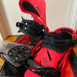 FLUX(フラックス) DSW(ウイング付き)BINDING NEON RED www
