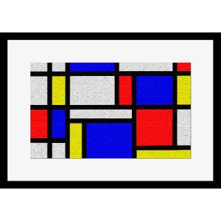 FPM02WY-ピエトモンドリアン PietMondrian フレーム白マット (ウェルカムボード)