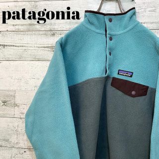 パタゴニア(patagonia)の【超人気】パタゴニア☆希少 シンチラ ロゴタグ スナップT フリース(ブルゾン)