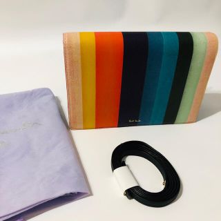 ポールスミス(Paul Smith)の【新品未使用】ポールスミス　ストライプ　ポシェット　ショルダーバッグ　クラッチ(クラッチバッグ)