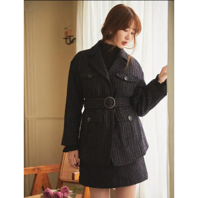 Herlipto Frayed Tweed Jacket \u0026 Skirt