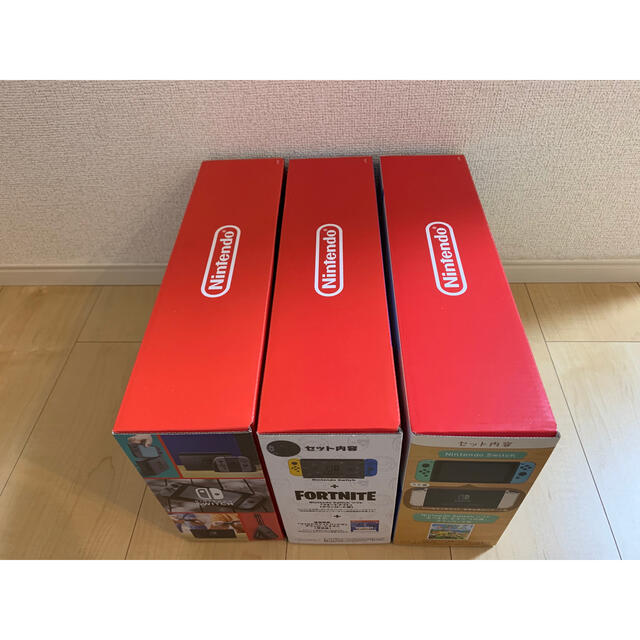 Nintendo Switch本体3台セット！