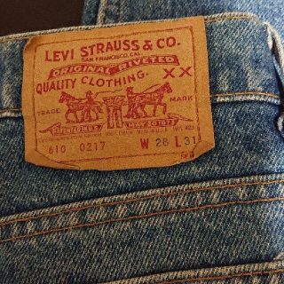 リーバイス(Levi's)の90s ジーンズ  W28 L31リーバイス  601-0217 アメリカ製(デニム/ジーンズ)