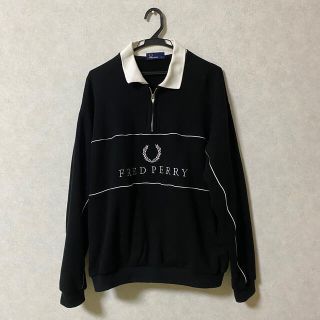 フレッドペリー(FRED PERRY)の古着　フレッドペリー　アメリカンラグジー　コラボハーフジップスウェット(スウェット)