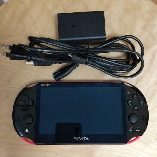 プレイステーションヴィータ(PlayStation Vita)のソニープレイステーションヴィータ　ピンクブラック(携帯用ゲーム機本体)