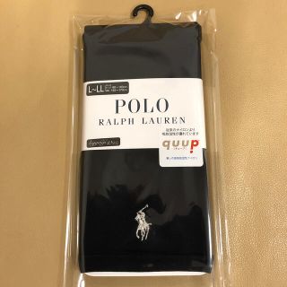 ポロラルフローレン(POLO RALPH LAUREN)の新品　女性　ポロラルフローレン　10分丈黒レギンス　 L〜 LL寸　日本製(レギンス/スパッツ)