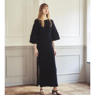 ロザリームーン(Rosary moon)のSide Zip Knit Dress(ロングワンピース/マキシワンピース)