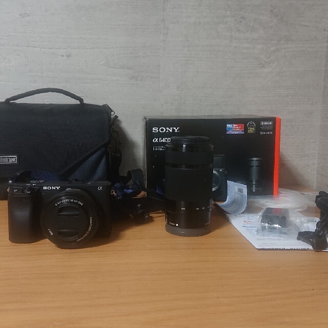 ☆決算特価商品☆ SONY - 美品sony α6400 ILCE-6400Y ダブルズーム