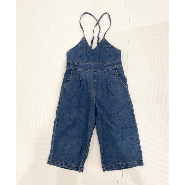 GLOBAL WORK(グローバルワーク)のグローバルワーク　デニムサロペット キッズ/ベビー/マタニティのキッズ服女の子用(90cm~)(パンツ/スパッツ)の商品写真