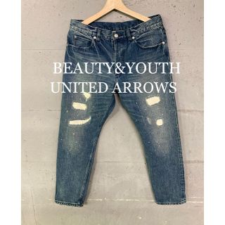 ビューティアンドユースユナイテッドアローズ(BEAUTY&YOUTH UNITED ARROWS)のUNITED ARROWSダメージ加工！セルビッチデニム！(デニム/ジーンズ)