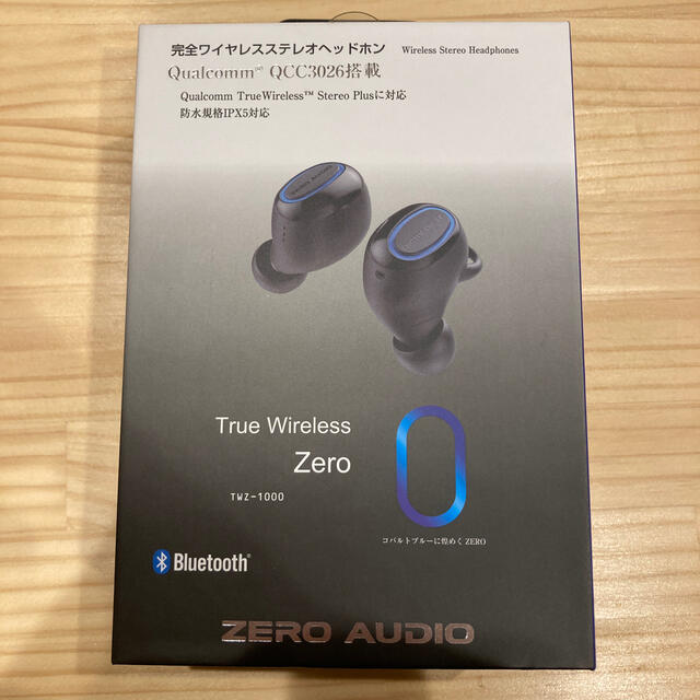 ZERO AUDIO TWZ-1000 ワイヤレスイヤホン スマホ/家電/カメラのオーディオ機器(ヘッドフォン/イヤフォン)の商品写真