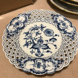 マイセン(MEISSEN)のMita様専用　マイセン　ブルーオニオン　透かし　20cm(食器)