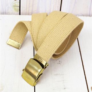 ダブルアールエル(RRL)の70's Deadstock Military Belt (ガチャベルト)(ベルト)