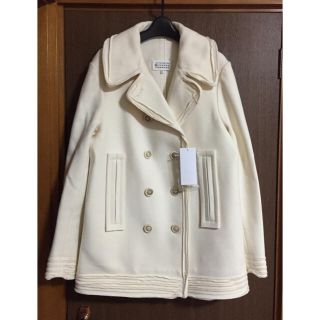 マルタンマルジェラ(Maison Martin Margiela)の48新品 メゾン マルジェラ メンズ コート ジャケット ブルゾン アイボリー(トレンチコート)