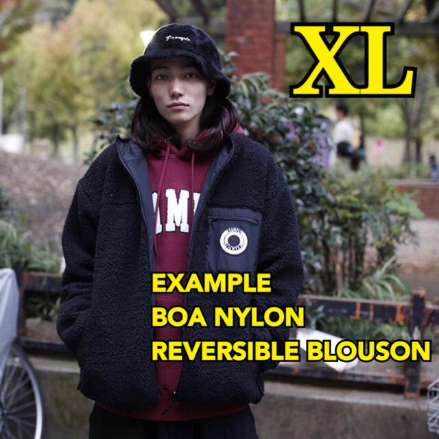 EXAMPLE BOA NYLON REVERSIBLE BLOUSON【XL】