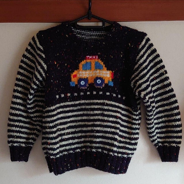 新品 手編みセーター 120cm ザ ラナバウツ