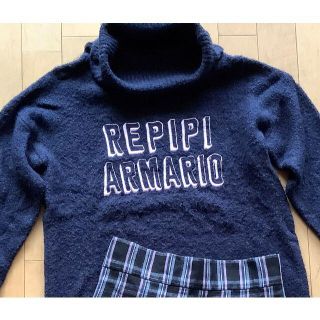 レピピアルマリオ(repipi armario)の✰repipiレピピ✰紺色ニット　Mサイズ(その他)