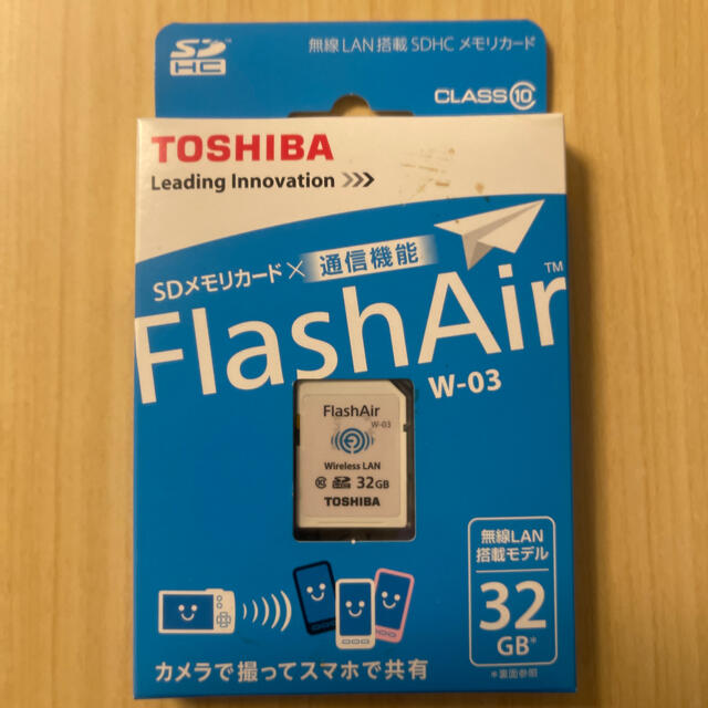 東芝 FlashAir W-03 SD-WE032G （32GB）
