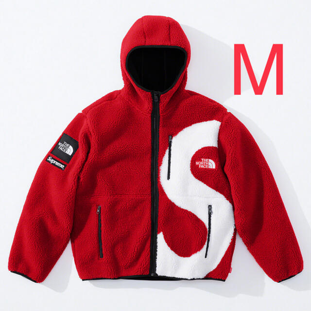 Supreme north face fleece jacket Red M