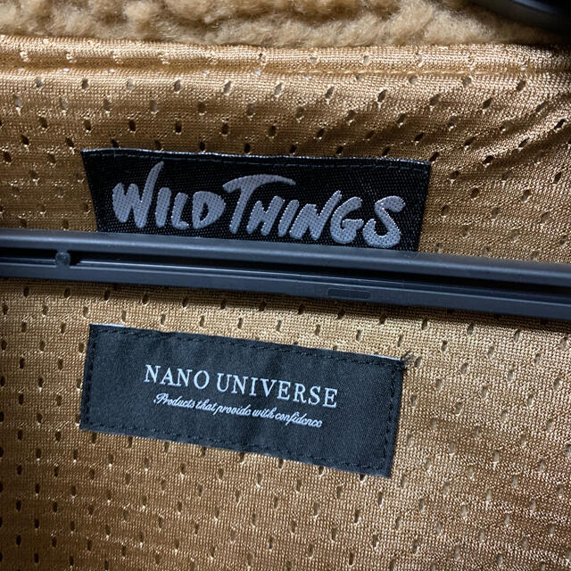 WILDTHINGS(ワイルドシングス)のWILD THINGS フリースブルゾン ボアブルゾン メンズのジャケット/アウター(ブルゾン)の商品写真
