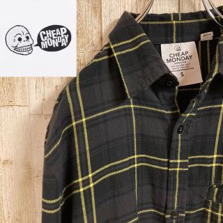 チープマンデー(CHEAP MONDAY)の【最終値下げ】チープマンデー ゆるだぼ ロング丈 チェックシャツ(シャツ)