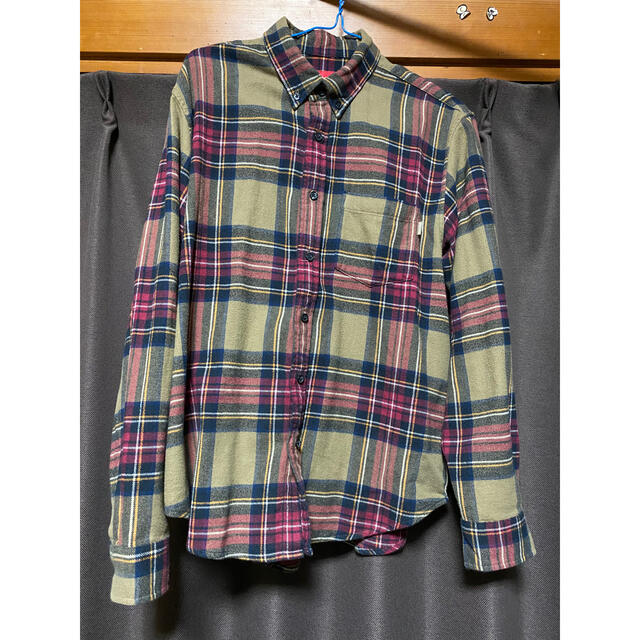 supreme tartan flannel shirt フランネル S