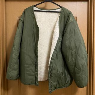 ダブルクローゼット(w closet)のw closet ダブルクローゼット　キルティング　ボアジャケット　リバーシブル(ブルゾン)