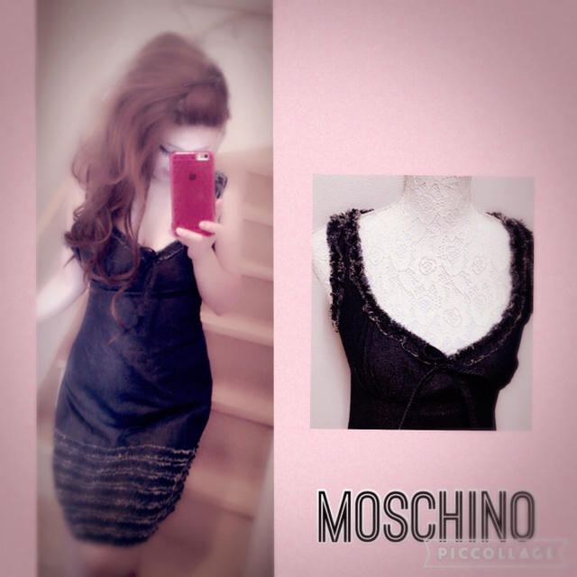 MOSCHINO - ♡モスキーノデニムワンピース♡の通販 by manon.select