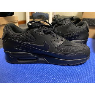 ナイキ(NIKE)の試着のみ　ナイキ NIKE AIR MAX 90 オールブラック　エアーマックス(スニーカー)