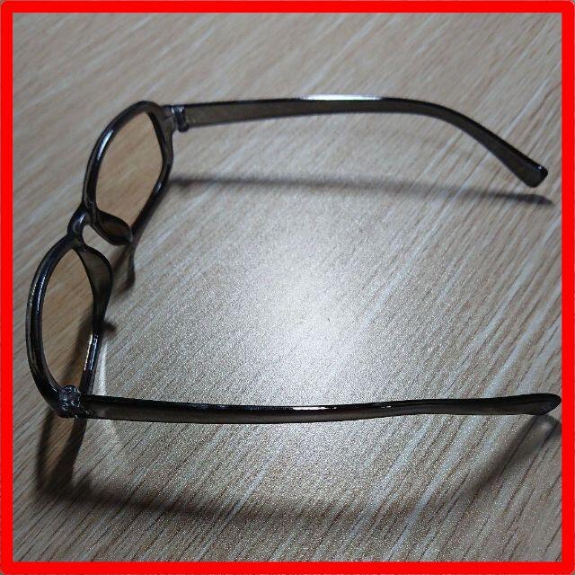 【新品未使用】ブルーライトカットメガネ 黒色（PCメガネ・パソコンメガネ） メンズのファッション小物(サングラス/メガネ)の商品写真