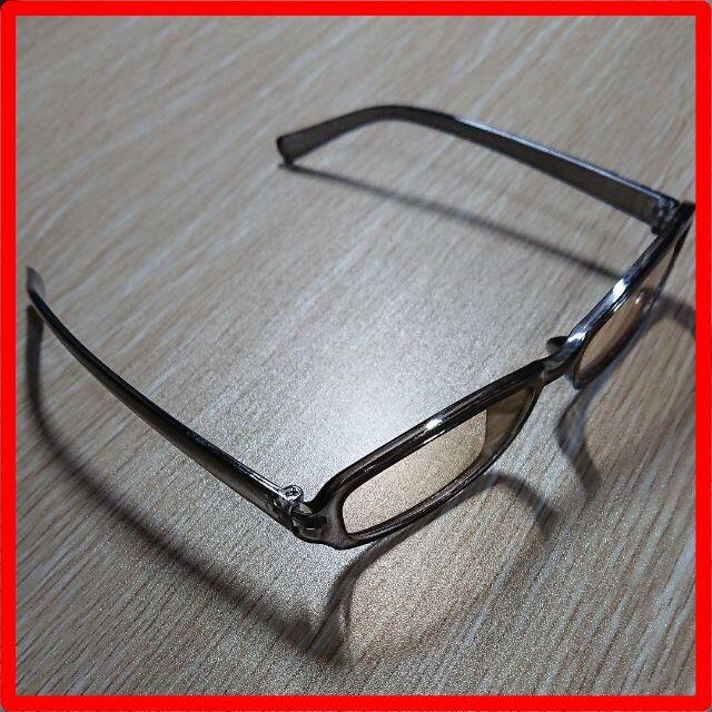 【新品未使用】ブルーライトカットメガネ 黒色（PCメガネ・パソコンメガネ） メンズのファッション小物(サングラス/メガネ)の商品写真