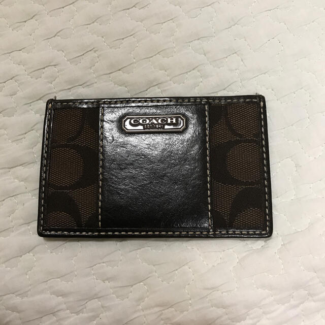 COACH(コーチ)のクロ様専用coach コーチ　パスケース　定期入れ メンズのファッション小物(名刺入れ/定期入れ)の商品写真