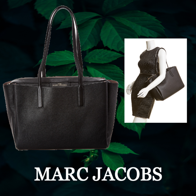 MARC JACOBS トートバッグ THE LEATHER SMALL TOTE BAG/ザ