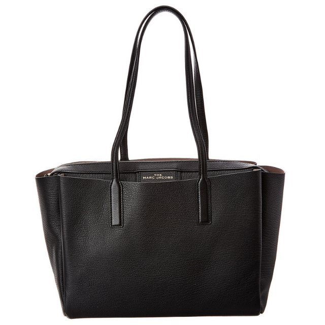 ☆SALE☆【MARC JACOBS】ロゴ入りシンプル レザートートバック
