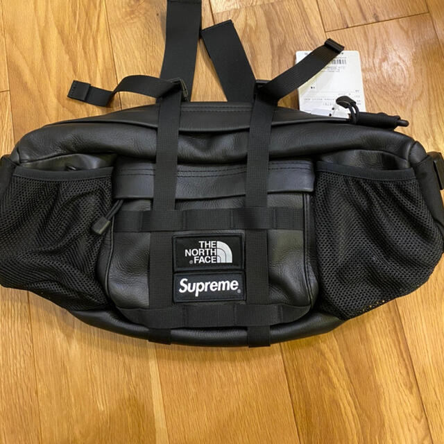 supreme the north face レザーウエストバック