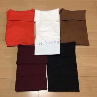 ユニクロ(UNIQLO)の5色セット UNIQLO U ユニクロU タートルネックT 長袖 2019AW(Tシャツ/カットソー(七分/長袖))