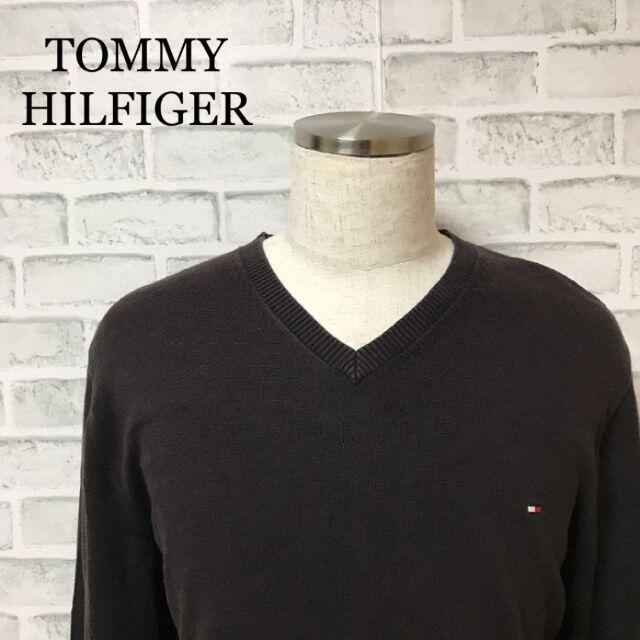 TOMMY HILFIGER(トミーヒルフィガー)のトミー ヒルフィガー Vネック プレミアムコットン スウェット トレーナー メンズのトップス(スウェット)の商品写真