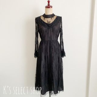 美品♡タグ付き モントレゾール レース ワンピース M(ロングワンピース/マキシワンピース)