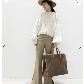 アパルトモンドゥーズィエムクラス フレアパンツ カジュアルパンツ