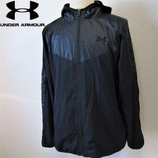 アンダーアーマー(UNDER ARMOUR)の★ビッグサイズ★アンダーアーマー◆ナイロンジャケット◆ブラック(ナイロンジャケット)