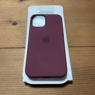 アップル純正品iPhone12ProMaxシリコーン プラム