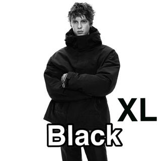 ユニクロ(UNIQLO)のUNIQLO +J ハイブリッドダウン オーバーサイズパーカー XL BLACK(マウンテンパーカー)