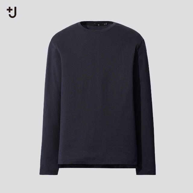 UNIQLO(ユニクロ)の新品未使用☆ユニクロ＋J☆スーピマコットン クルーネックＴ（長袖）☆Lサイズ メンズのトップス(Tシャツ/カットソー(七分/長袖))の商品写真